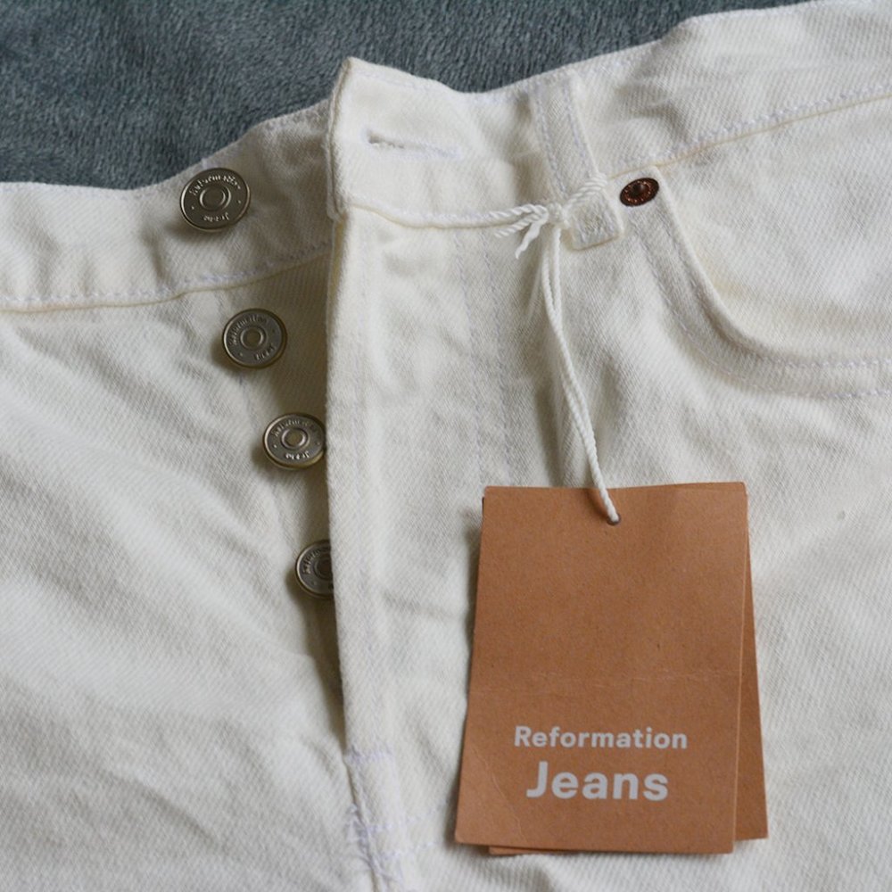 BNWT Charlie High Rise Jean Short in Vintage White - Picture 3 of 11